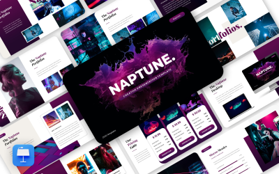 Naptune – Creative Business Keynote sablon