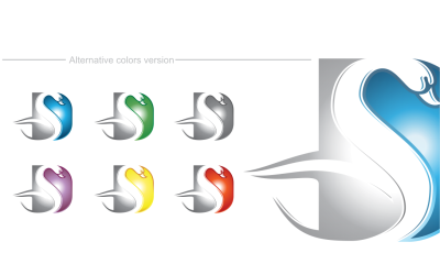Swan Dash – szablon logo