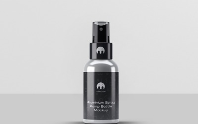 Aluminum Spray Bottle Mockup 1