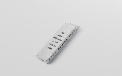 Askı Kutusu Maketi 2 ile Dikdörtgen İnce Yüksek
