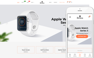 Braza – Smartwatches Shop WooCommerce Theme