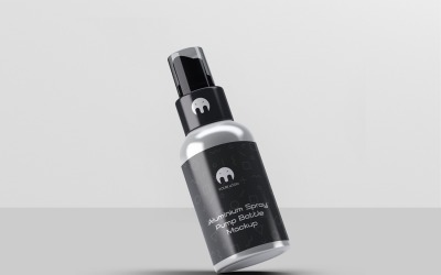 Modell einer Aluminium-Sprühflasche 2