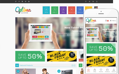 Optima — многоцелевая тема WooCommerce