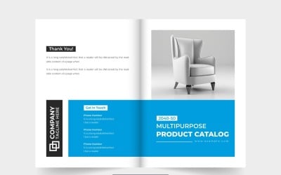 Product catalog and magazine cover