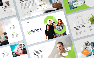 Insurevo - Verzekeringsbureau presentatie Google Slides-sjabloon