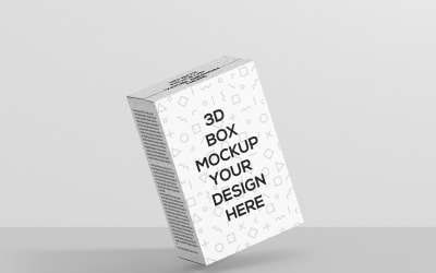 Mockup di scatola di cereali di grandi dimensioni 2