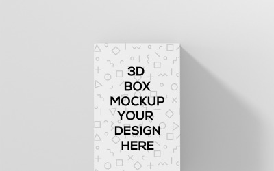 Mockup di scatola di cereali di grandi dimensioni 5