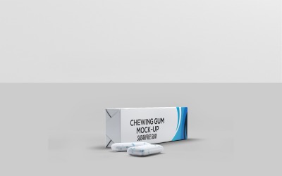 Confezione di Bubble Gum Mockup 3