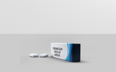 Confezione di Bubble Gum Mockup 4