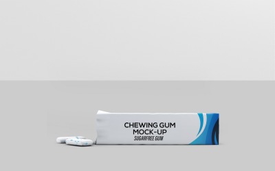 Confezione di Bubble Gum Mockup 5