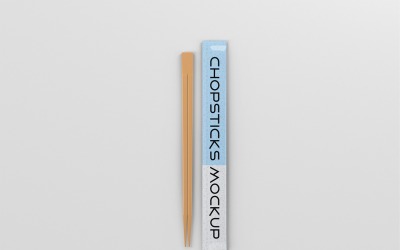 Mockup di bacchette realistiche