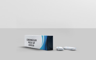 Paquet de maquette de chewing-gum 2
