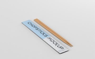 Realistic Chopsticks Mockup 4