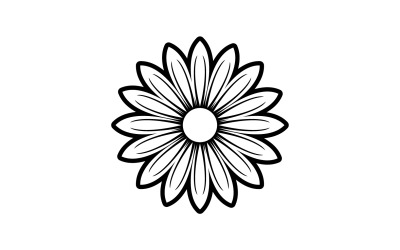 Flower beauty logo icon design template v4