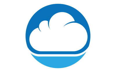 Il server dell&amp;#39;icona del logo cloud salva il design del modello di dati v22