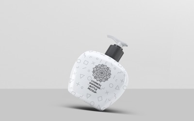 Mockup di flacone per dispenser di cosmetici 4