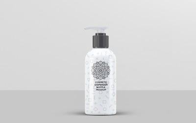 Cosmetic Bottle Dispenser Mockup 2