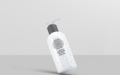 Cosmetic Bottle Dispenser Mockup 3