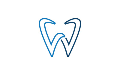 Dental care health logo template design v1