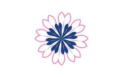 Flower beauty logo icon design template v9