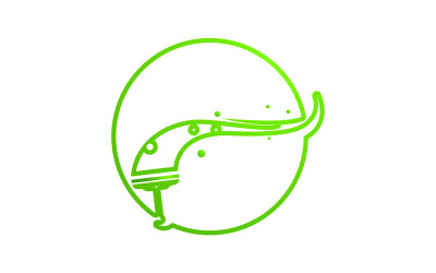 Leaf eco green tree logo naturaleza plantilla diseño v16