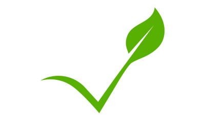 Leaf eco green tree logo nature template design v25