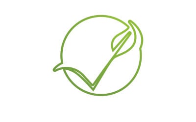 Leaf eco green tree logo nature template design v2