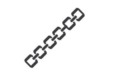 Kettenvektor-Design-Vorlagenelement v6