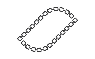 Zincir vektör tasarım şablonu öğesi v2