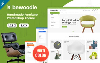 Bewoodie - Tema PrestaShop para Muebles, Decoración y Artesanías