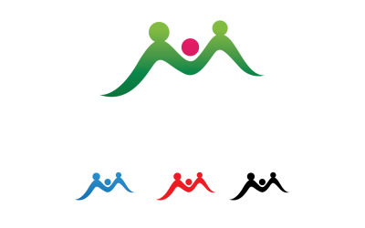 Community team group unity friend success health logo v10