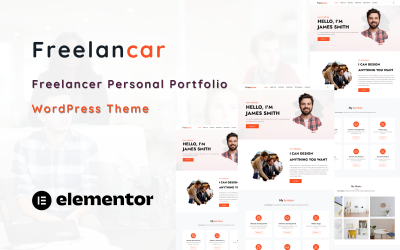 Freelancar - Personal Porfolio for Freelancer One Page WordPress Theme