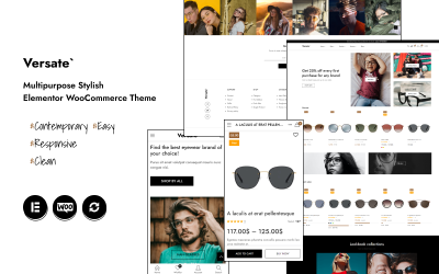 Versate - Çok Amaçlı Şık Elementor WooCommerce Teması
