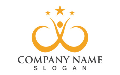 Star people success business logo v1