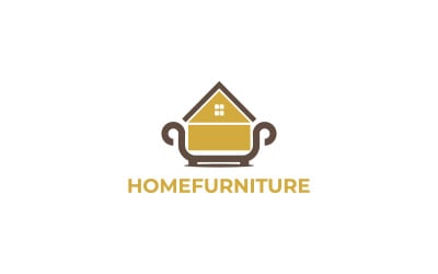 Archivo de plantilla de diseño de logotipo de muebles