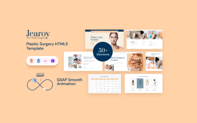 Jearoy - HTML5-mall för plastikkirurgi