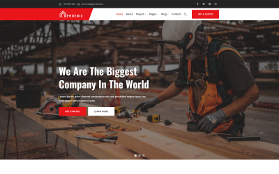 Phoenix - Constructie HTML 5-ontwerpsjabloon
