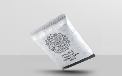 Foil Bag Packaging Mockup 6