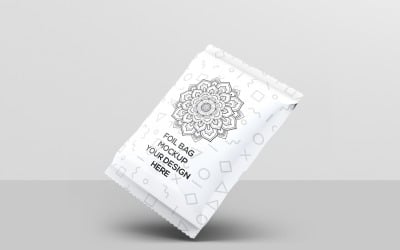 Foil Bag Packaging Mockup 7