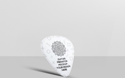 Guitar Mediator Mockup - Guitar Pick 3