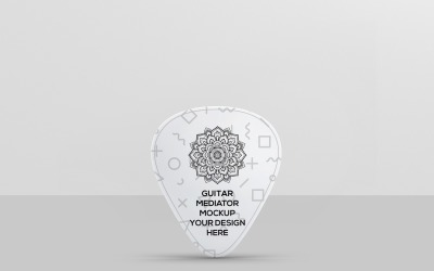 Guitar Mediator Mockup - Guitar Pick