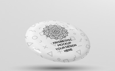 Mockup di frisbee - Mockup di disco volante 3