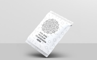 Mockup di imballaggio per sacchetti di alluminio 7