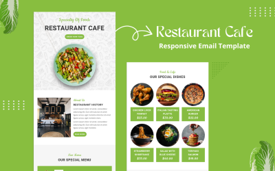 Restaurant Cafe – Multipurpose Responsive Email Template