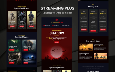 Streaming Plus – Responsive Email Template