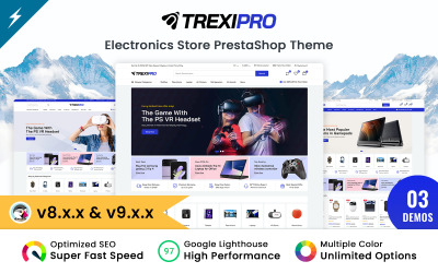 Trexipro - Elektronica en Mega Store PrestaShop-thema