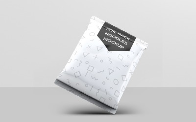 Bolsa de Aluminio - Maqueta de Bolsa de Aluminio para Comida Instantánea 3
