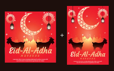 Eid-Al-Adha-Vorlage – Bakra Eid-Vorlage
