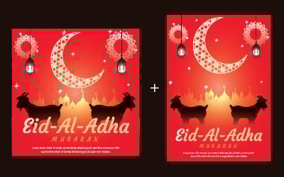Eid-Al-Adha-Vorlage – Bakra Eid-Vorlage