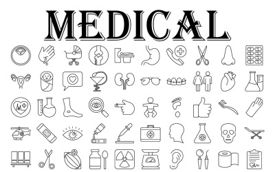 Медицинская векторная икона | ИИ | прибыль на акцию | SVG